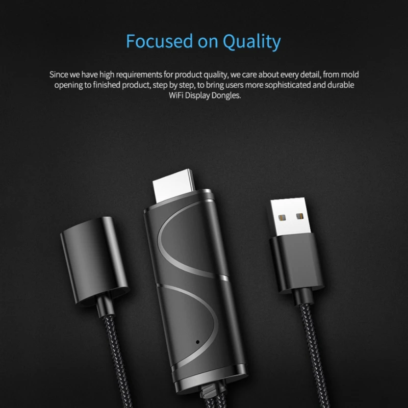 USB к HDMI зеркальный литой кабель видео адаптер Шнур ссылка для IPhone XS MAX XR 11 Pro 5 6 7 8 IOS Android телефон к телевизору HD ТВ проектор