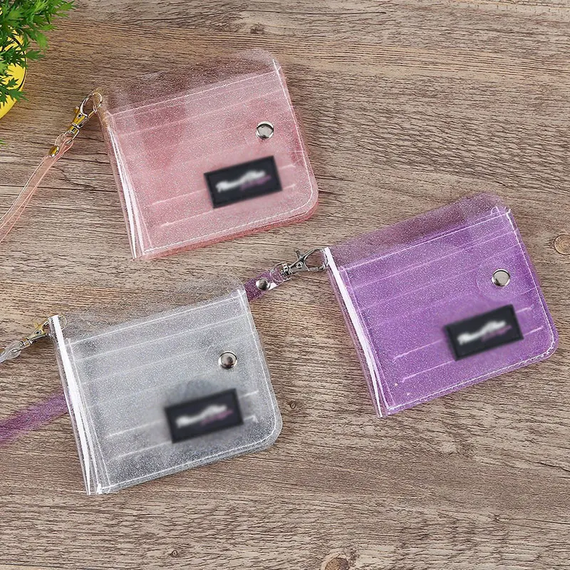 Кошелек для монет прозрачный держатель кредитных карт клатч кошелек из ПВХ сумка