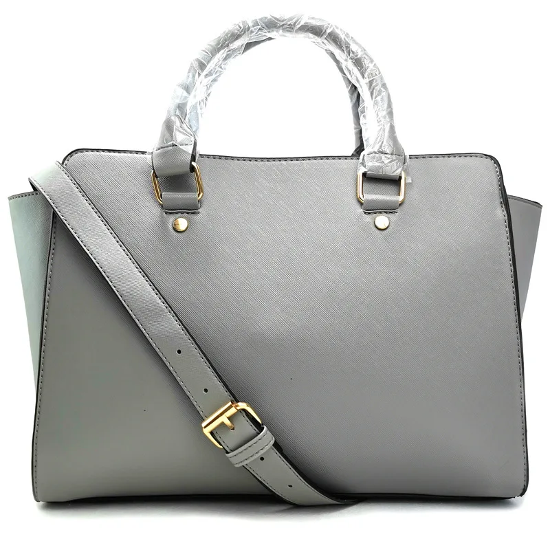 

Design Fashion pu Leather Handbag Shoulder Clasp Bag Large Capacity Tote Bag Women Shopping Bag