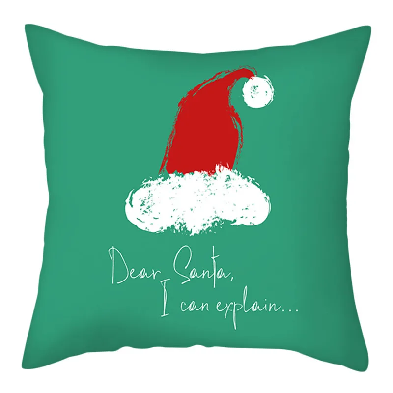 Зимний Рождественский Чехол на подушку Fuwatacchi стильный чехол для подушки