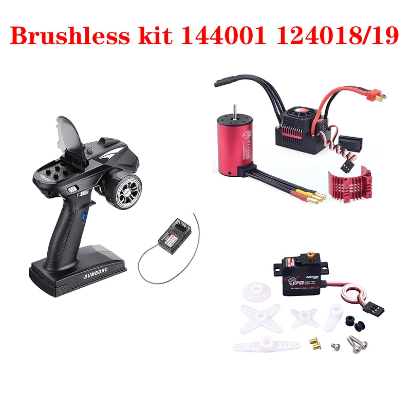 

wltoys144001 124019 upgrade accessories brushless ESC set beyond hobby waterproof 3650 brushless motor 80A ESC DumboRC X6