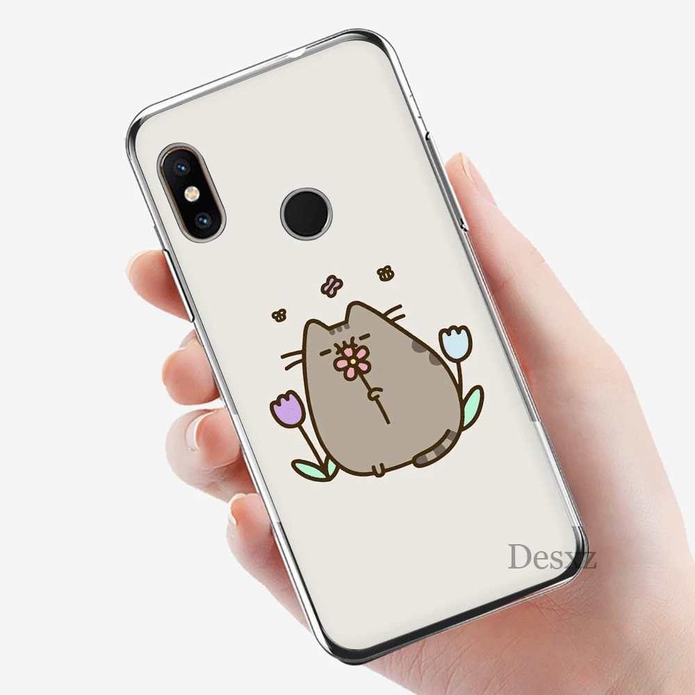 Мобильный чехол для телефона из ТПУ Xiaomi Redmi Note 4 4X5 5A 6 7 8 Pro крышка Cutes кошка