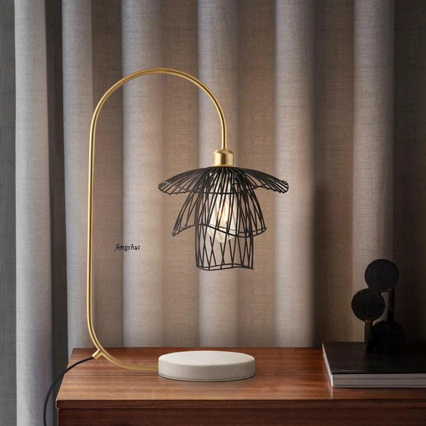 Роскошный светодиодный прикроватный светильник в скандинавском стиле теплый