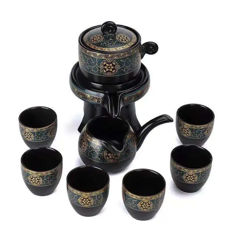 

kung fu tea set tea pot set ceramic bowls handmade teacup set CN(Origin)