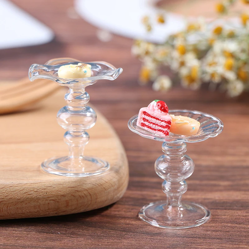 

1:12 Dollhouse Miniature Cake Plate Tray Cake Fruit Dessert Tray Doll House Toy