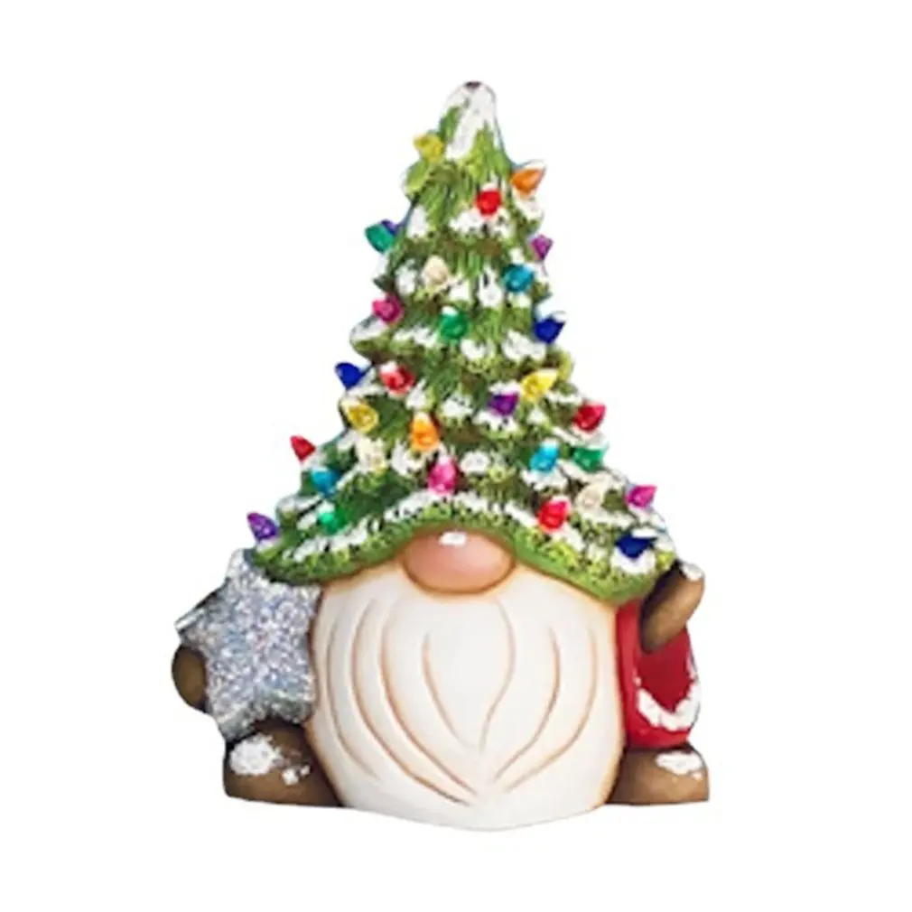 

Christmas Resin Decoration Faceless Doll Forest Elder Stuffed Ornaments Toys For Children Birthday Gift Christmas Ornament