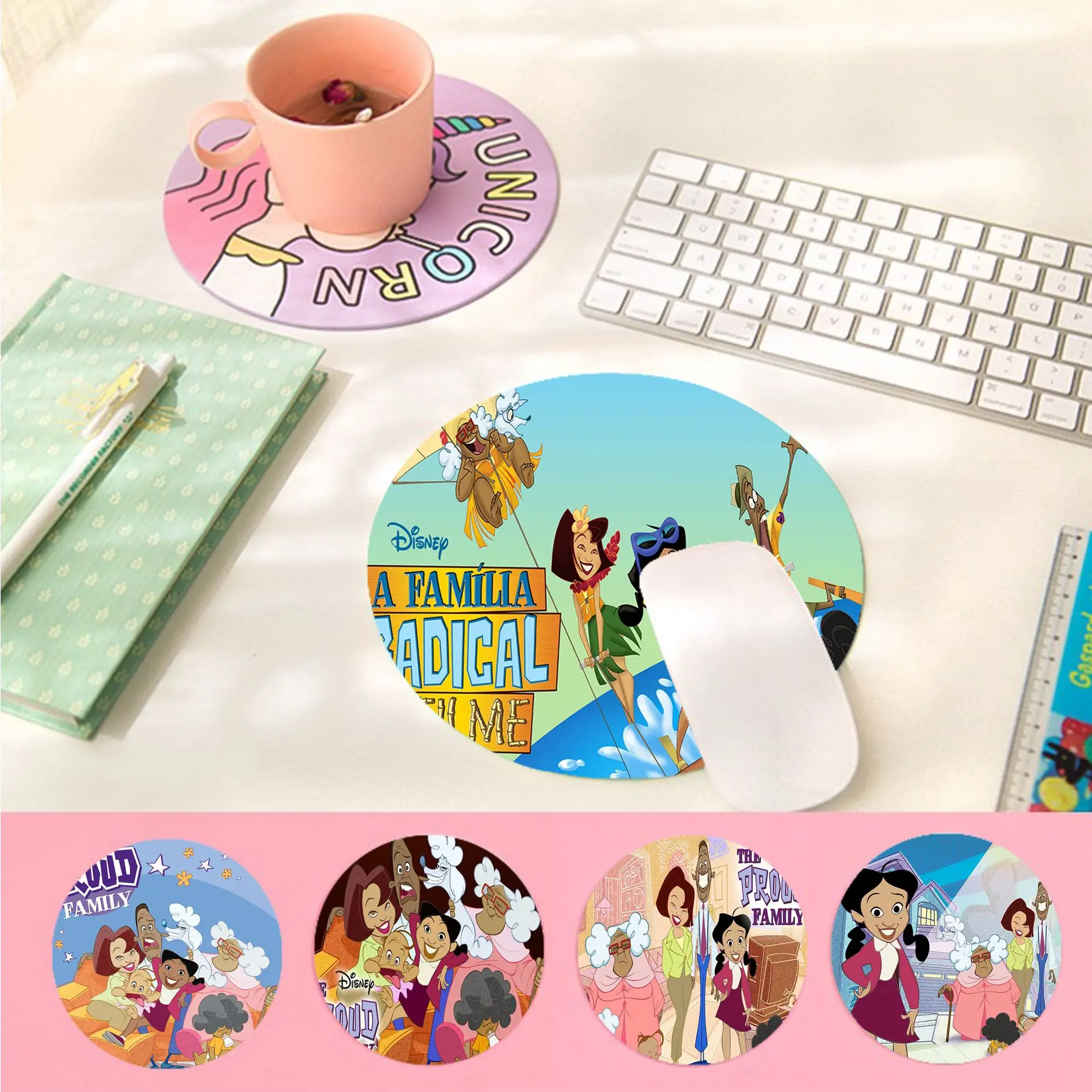 

Disney The Proud Family Keyboard Gaming MousePads computer desk mat for gaming