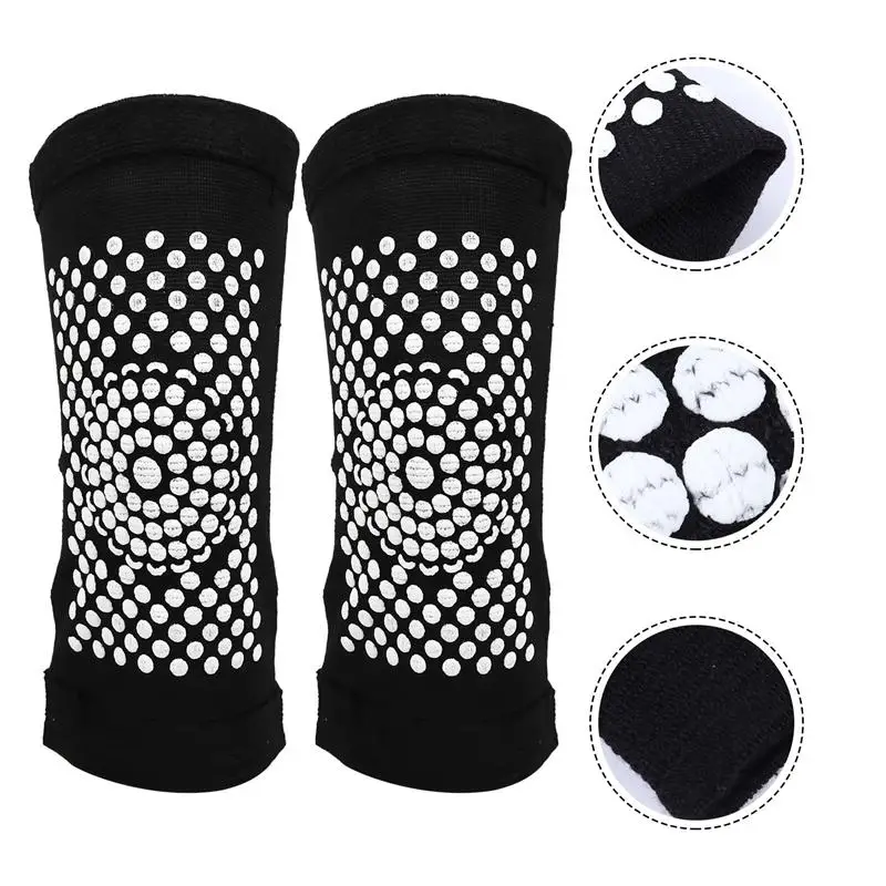 

2pcs Lightweight Winter Warm Breathable Self Heating Knee Support Thermal Knee Brace