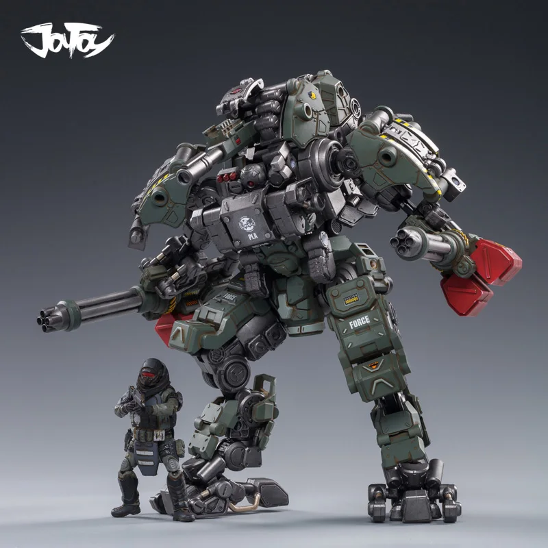 JOYTOY фигурка H05 робот 23 см 1/25 масштаб коллекционный зеленый цвет стальной кости