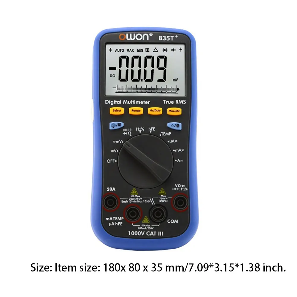 

Multimeter with Bluetooth 4.0 Digital Multimeter Data Logger Analyst Smart Multimetro Tester 3in1 datalogger r temperature meter