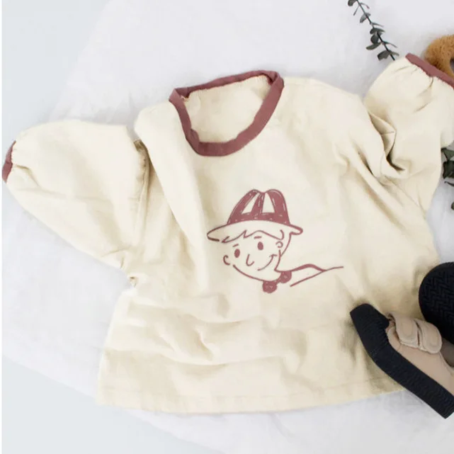 Детские рубашки повседневные топы с длинными рукавами и рисунком для мальчиков