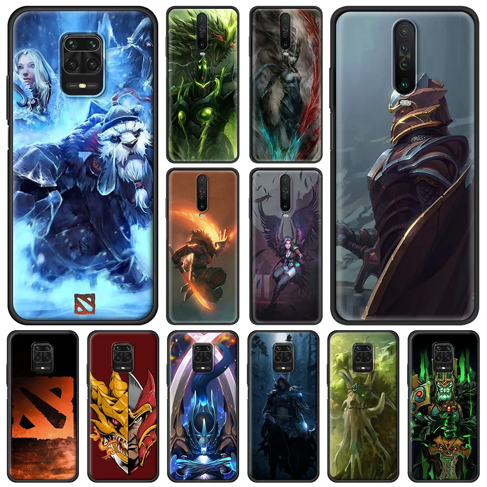 

Dota 2 Game Phone Case for Xiaomi Redmi Note 9S 8 8T 9 Pro 6 7 K30 Pro 6A 7A 8A 9A 9C Silicon Black Shell Cover