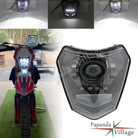 for fe te fx tx led headlight assembly enduro mx motocross front running light drl for exc xc xcf xc w 125 350 450 690 smrc