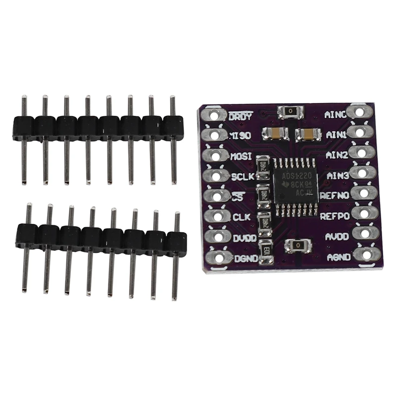 Cjmcu 1220 Ads1220 АЦП I2C низкая Мощность 24 битный аналого цифровой преобразователь| |