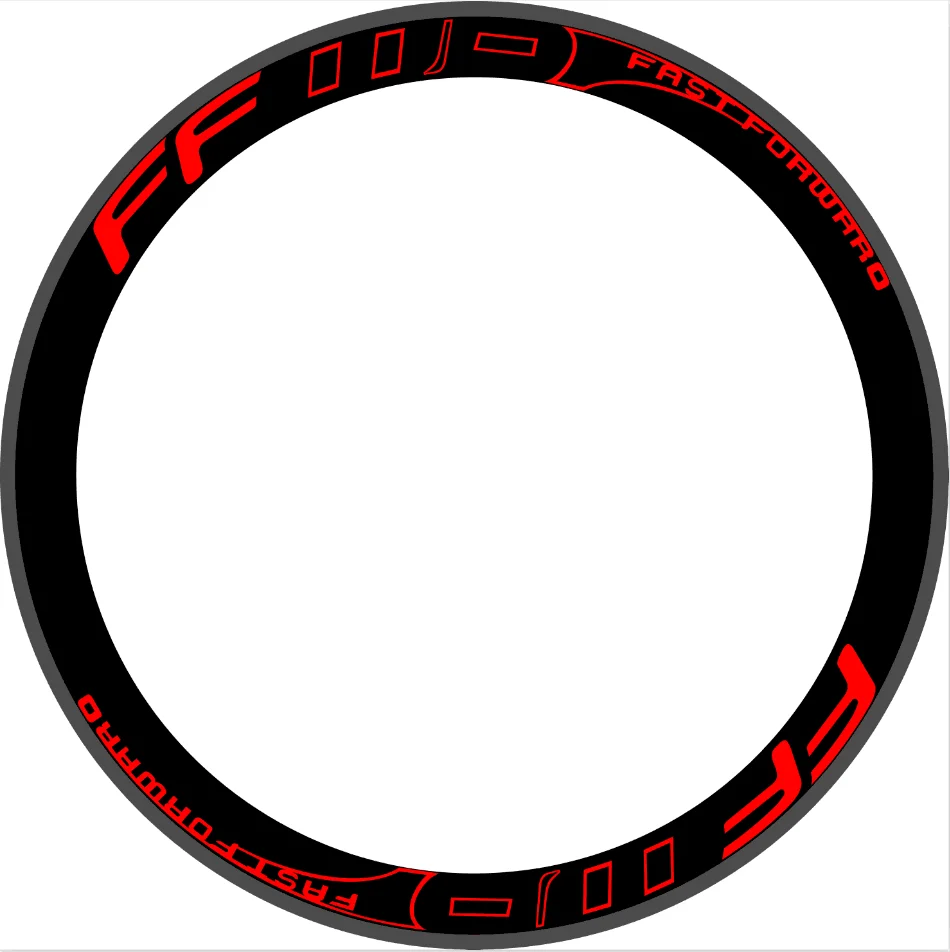 FFWD Наклейка на контурное колесо s наклейки для обода водонепроницаемая наклейка