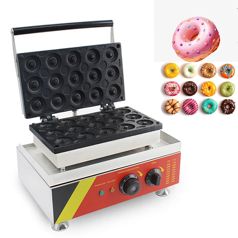 NP-537 Электрический пончик машины коммерческих 15 Отверстия для изготовления