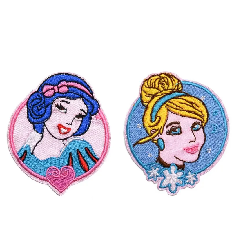 10 шт. Белоснежка Русалочка бесплатная доставка нашивка с вышитым флагом эмблемы