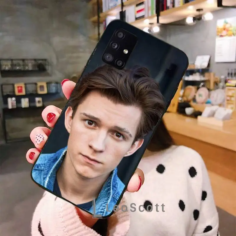 

tom holland cool actor Phone Case for samsung galaxy s21 s20 fe s10 s9 s8 s30 note 20 10 ultra plus pro lite 5G funda