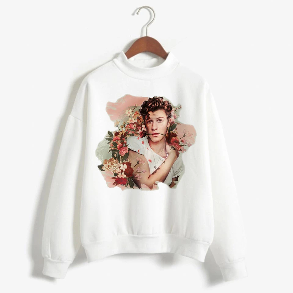 Женская толстовка в стиле хип-хоп Shawn Mendes повседневная винтажная с принтом