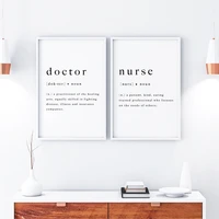 doctor nurse wall art print medical poster painting nursery kids room art decor home decor posters canvas painting