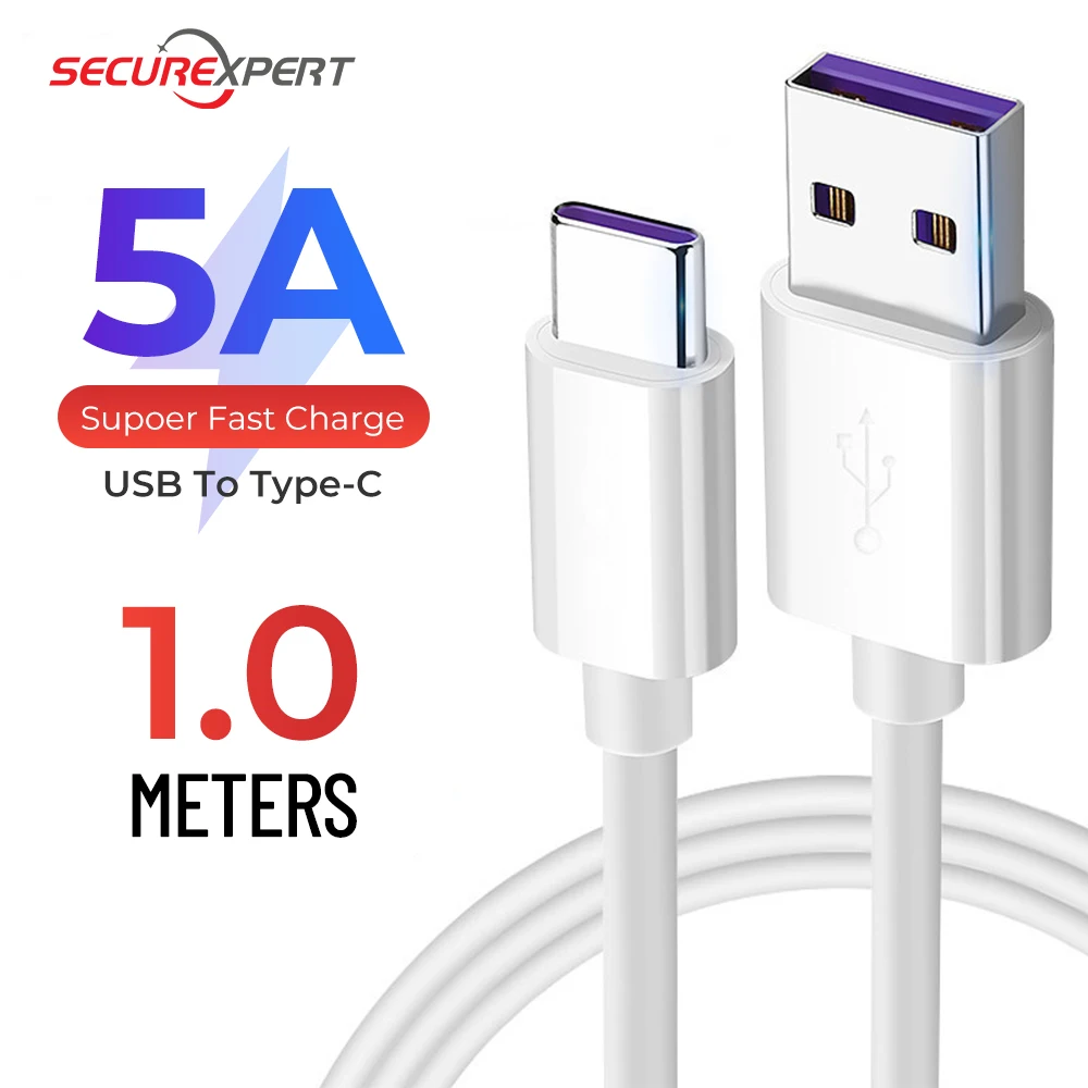5A 1m Type C fast charging data cable for TypeC system USB charger mobile phone | Безопасность и защита