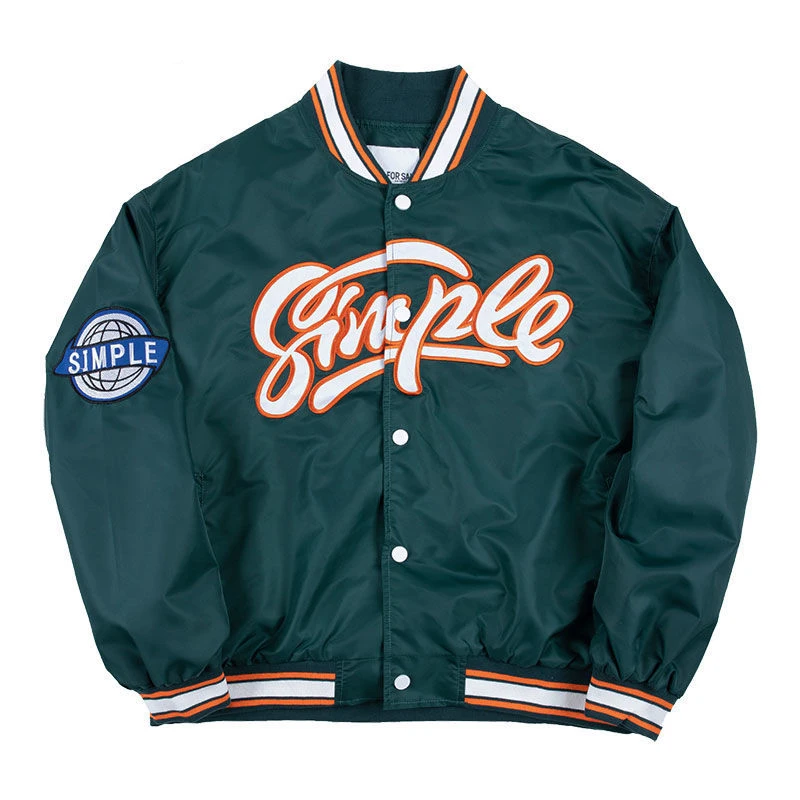 

2021 Hip Hop Patchwork Color Block Jackets Women Harajuku Streetwear Bomber Jacket Female Baseball Coats Embroidery Unisex Tops