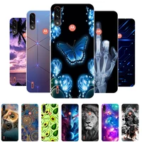 For Moto E7i Power Case Soft TPU Cartoon Silicone Back Cover Case For Motorola Moto Power Phone Cases E7Power etui Funda