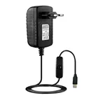 Сетевое зарядное устройство 5 В, 3 А, USB Type-C, адаптер переменногопостоянного тока, шнур питания для Raspberry Pi 4, Модель B, адаптер питания с переключателем