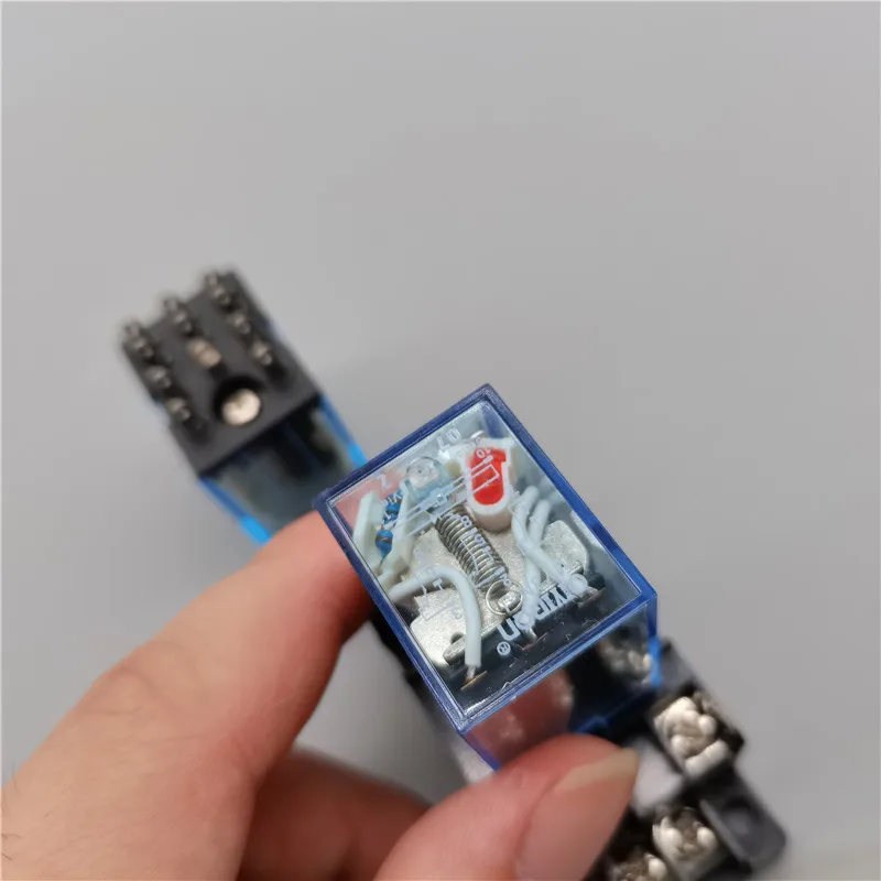 1 шт. MY3 HH53P MY3NJ Micro Mini реле мощности катушки 11pin 3NO 3NC Светодиодная лампа 5A AC 110V 220V с