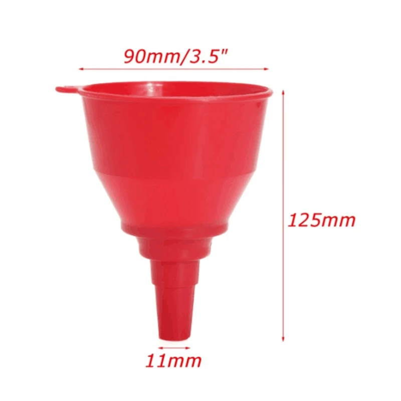 

90mm Plastic Filling Funnel for Chainsaw Lawn Mower Brushcutter Grass Cutter Spout Pour Oil Tool