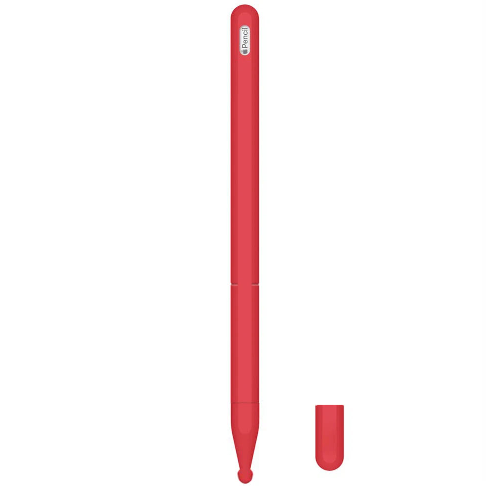 Красный Чехол для Apple Pencil 2-го поколения для Apple Pencil 2 держатель Премиум силиконовый чехол для iPad Pro 12,9 11 дюймов ручка - Цвета: Красный