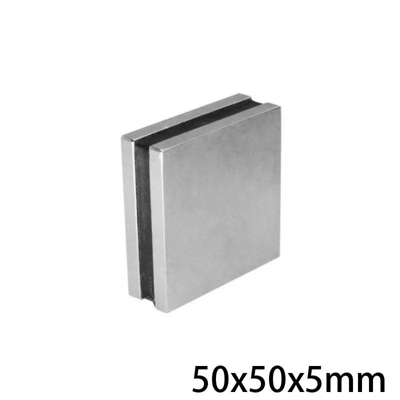 1/2/3/5 шт. 50x50x5 супер кубовидный блок магнитный мм неодимовый магнит 50 * Постоянные