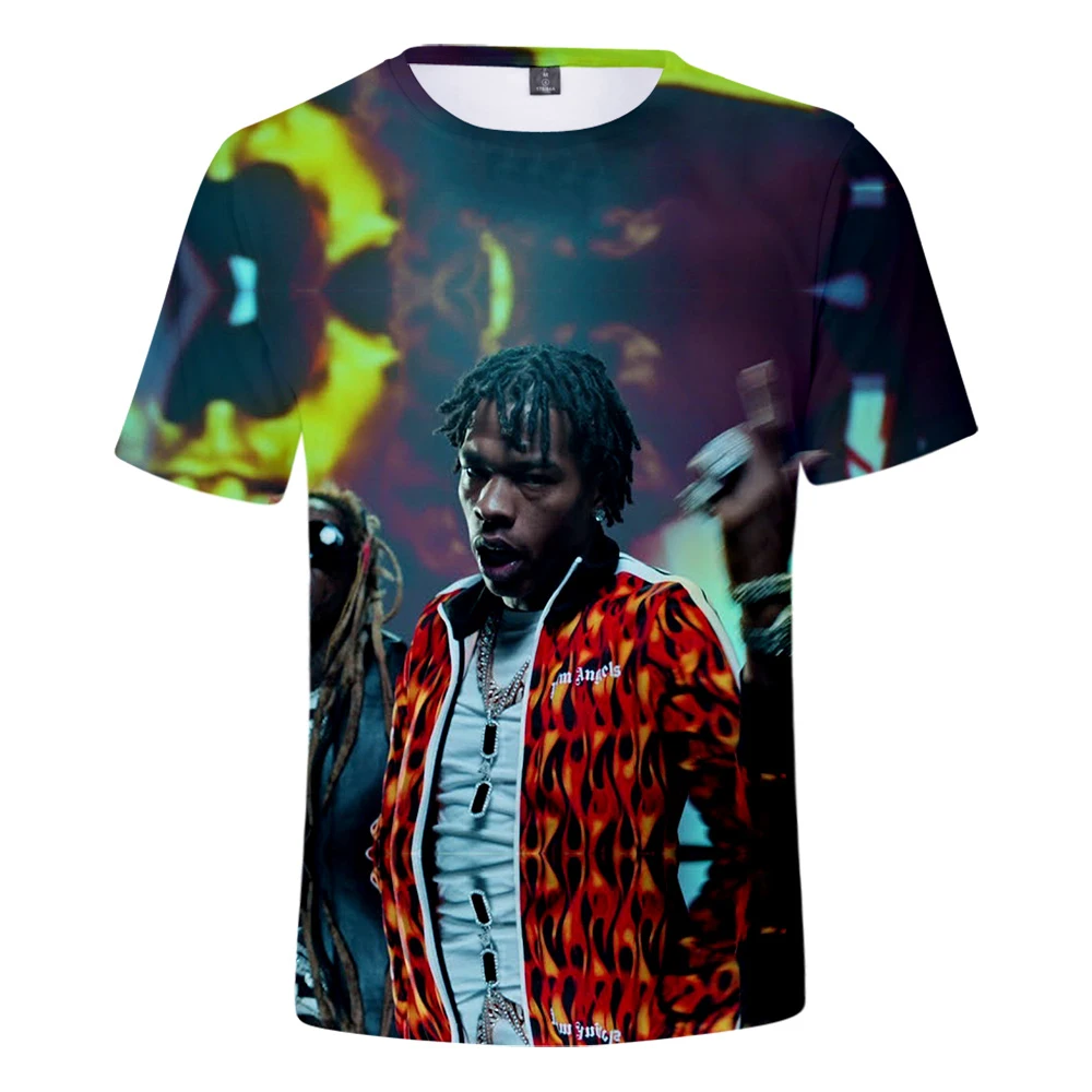 

2021Rapper Lil Baby 3d Printed T-shirt Women/men Fashion Casual Harajuku Shirt Summer Short Sleeve Hip Hop Streetwear Tops