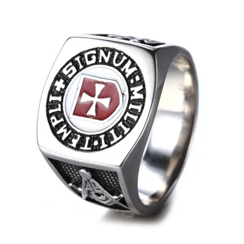 Ретро значок красная эмалированная массивная фотография искусственные рыцари