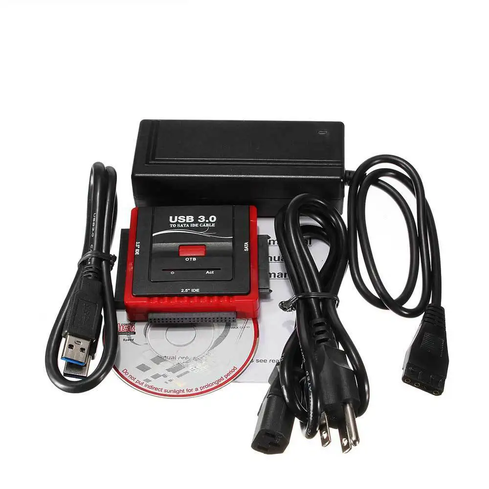 

Four-purpose easy-to-drive cable USB 3.0 to SATA idewire one-to-three hard disk drive adapter line SI16