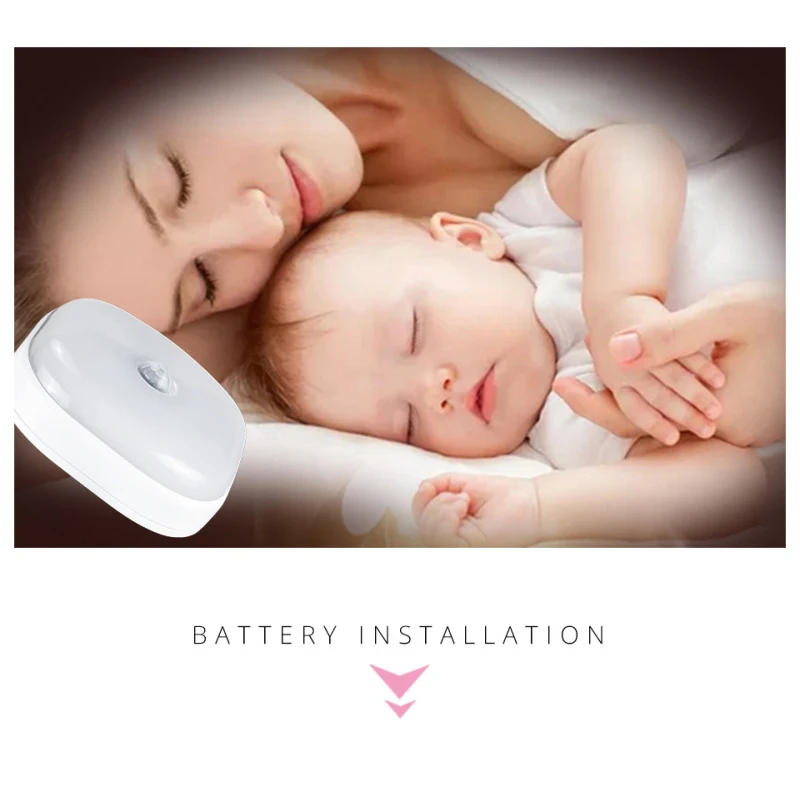 Светодиодный ночник для спальни украшение беспроводной движущийся светильник