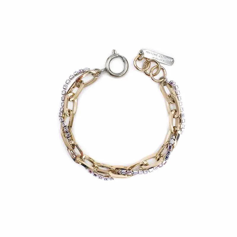 Джастин новый браслет простые золотые и серебряные Цвет микс модных моды латунь