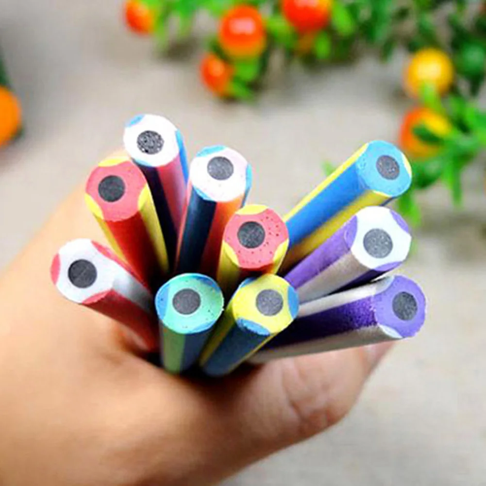 

Bendable Colorful Soft Magic Pencil Super Flexible Deformable Pencil with Eraser for Student Cute Stationery School Supplies