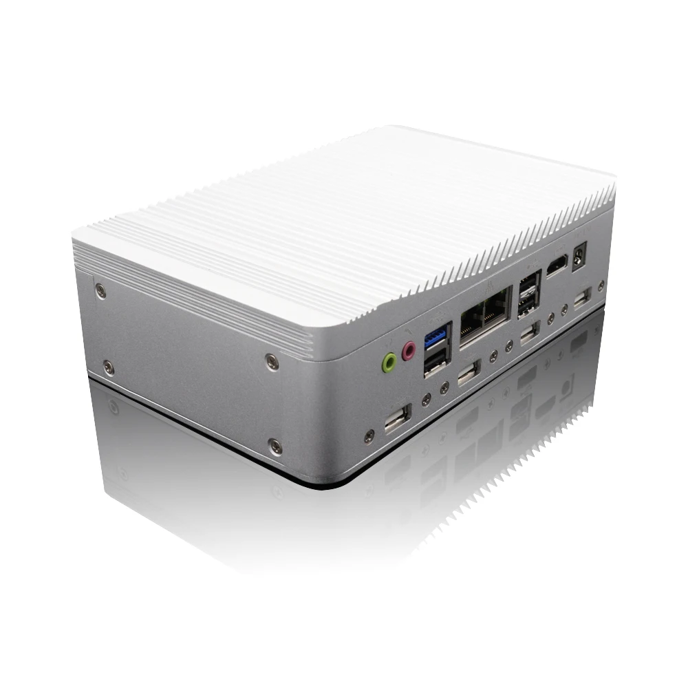 Безвентиляторный промышленный тонкий компьютер Intel Celeron J1900 Windows 7/10 Linux 24 часа