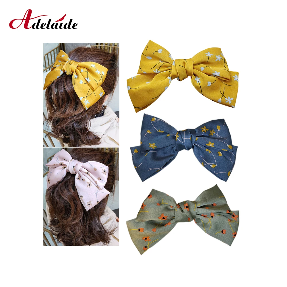 Заколка для волос женщин и девочек двухслойная заколка с узлом бантом конского