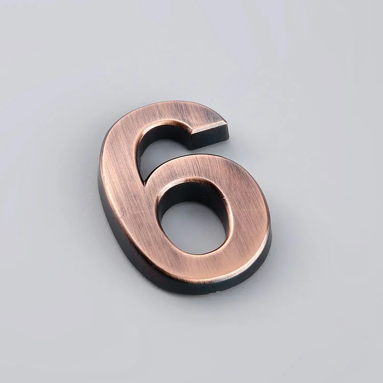 1 шт. 0 9 7 см гальванический цифровой номерной знак для гостиничных комнат