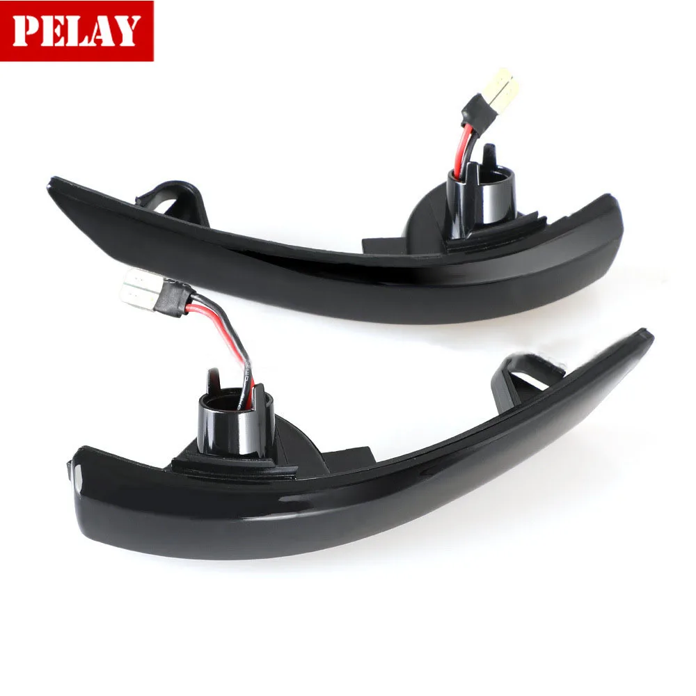 

2X Dynamic Turn Signal Light LED Side Wing Blinker Light for Ford Focus 2 3 Mk2 Mk3 Rearview Mirror Indicator For Mondeo Mk4