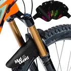 Цветные задние крылья для защиты от грязи, велосипедные аксессуары из углеродного волокна, передние и задние крылья для горного велосипеда, запчасти для дорожного велосипеда