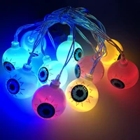 halloween eyeball light string battery powered for home party halloween baby shower decorations hotel haunted house atmosphere