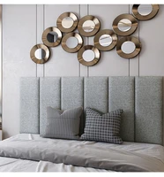 tatami upholstered wall surrounding nordic style self adhesive simple modern bed wall border headboard fabric background wall eu