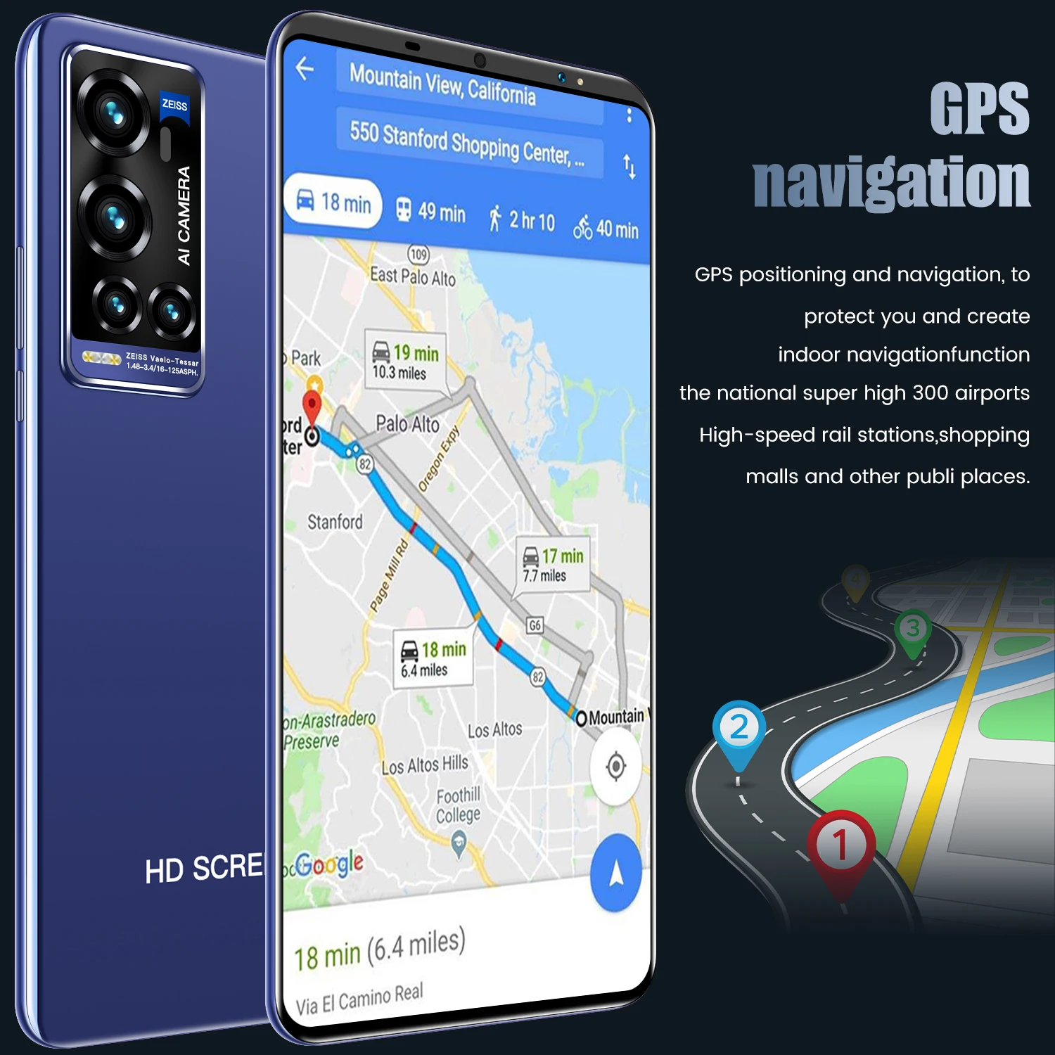 

2021 Newest X70 Pro+ 6.1 Inch SmartPhone 8+128G Android Full Screen MobilePhone 4800MAh Capacity 24+48MP Camera 5G Mobile Phone