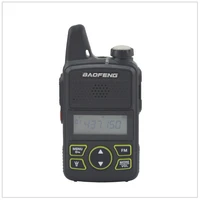 walkie talkie baofeng bf t1 uhf 400 470mhz 20ch 1w mini pocket two way radio baofeng t1 ham fm radio with earpiece