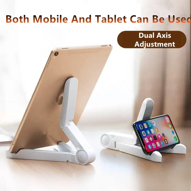 

Foldable Phone Tablet Stand Holder Adjustable Desktop Mount Tripod Table Desk Support for IPhone IPad Mini 1 2 3 4 Air Pro