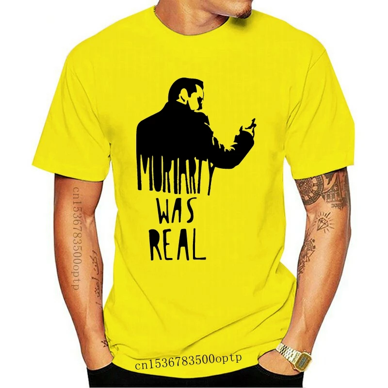 

Moriarty Was Real Funny Cool Classic RetroSherlock T-Shirt S-2XL