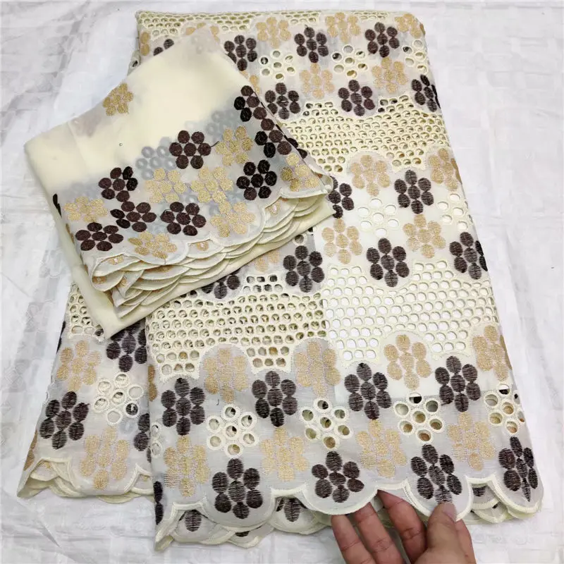 Швейцарская вуаль африканская сухая кружевная ткань вышивка нигерийская